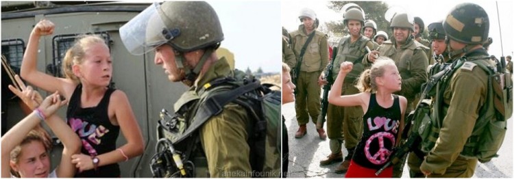 Gadis Cilik Palestina Ahed Tamimi Pukul Tentara Israel