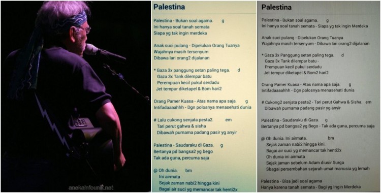 Lirik Lengkap Lagu Palestina Karya Iwan Fals