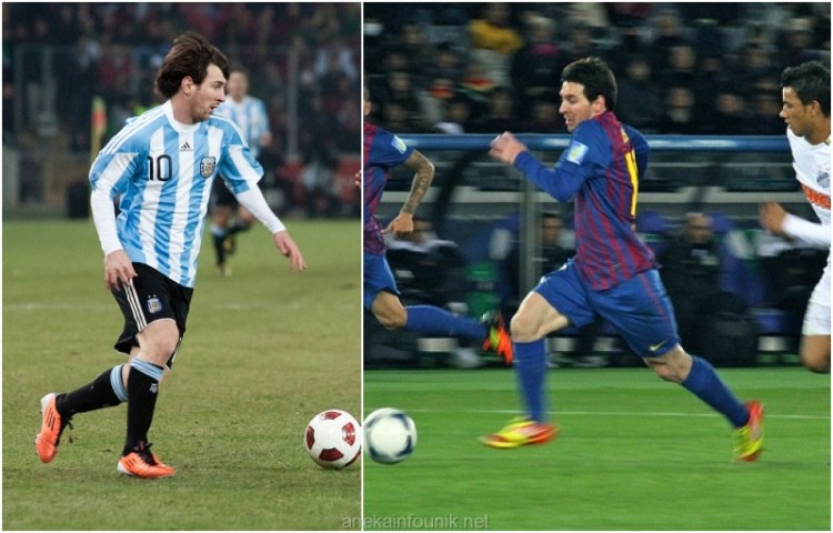 Kecepatan Berlari Lionel Messi (Argentina) 32,5 Km per Jam