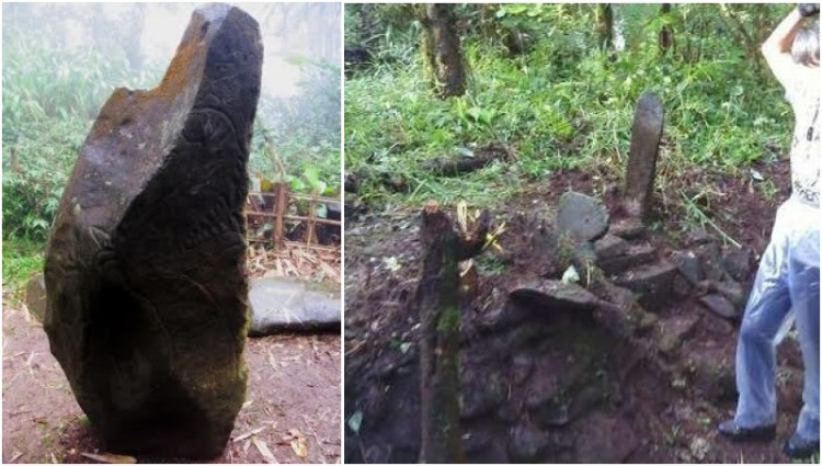 Situs Batu Naga di Gunung Tilu di Kuningan, Jawa Barat